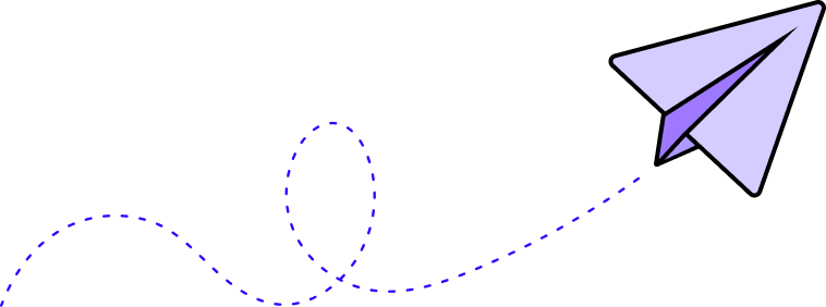 Paper airplane illustration