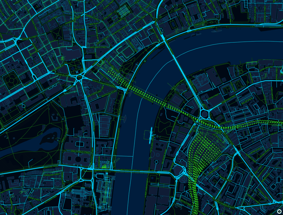 Map preview showing AI-generated style